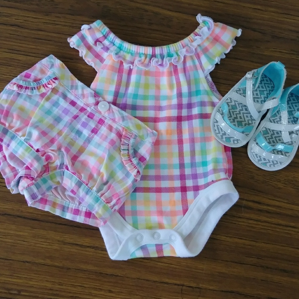 2 PIECE BABY SUMMER OUTFIT👣